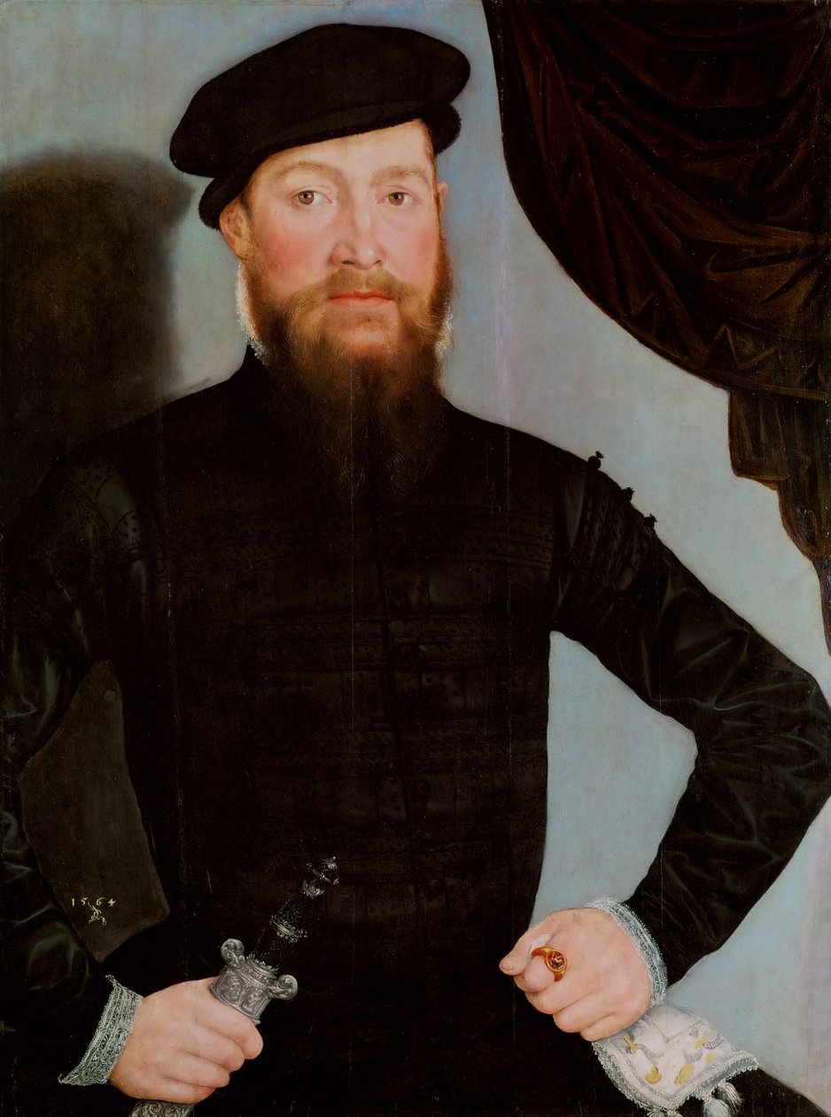 Männliches Bildnis von Lucas Cranach the Younger