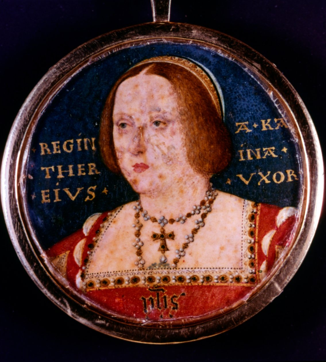 Katharina von Aragon, erste Frau von Heinrich VIII, um 1510-1533 von Lucas Horenbout