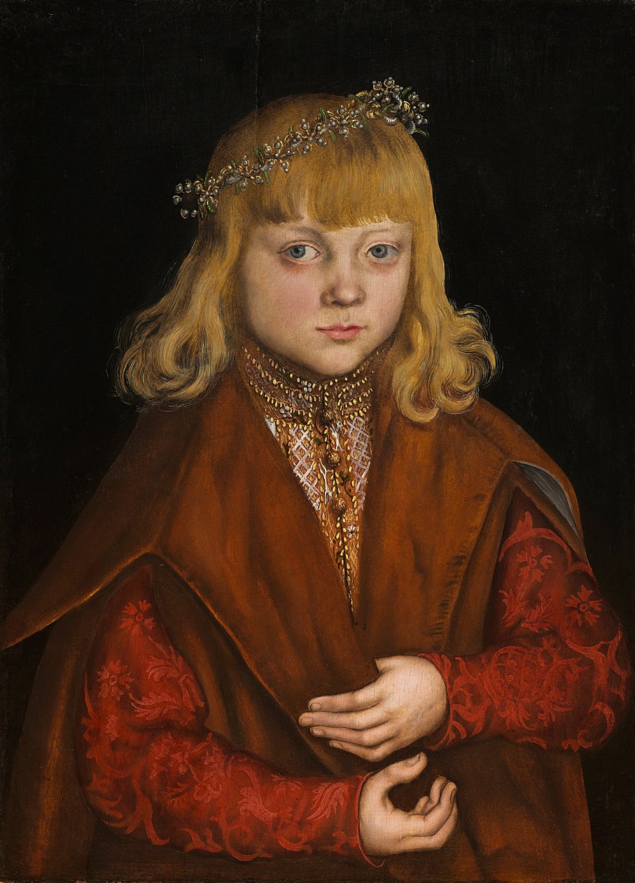 Ein Prinz von Sachsen, ca. 1517 von Lucas the Elder Cranach