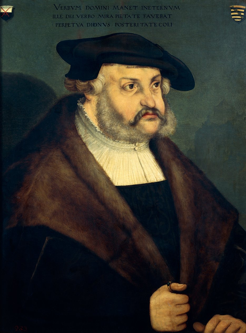 Friedrich III. von Sachsen, bekannt als der Weise von Lucas the Elder Cranach