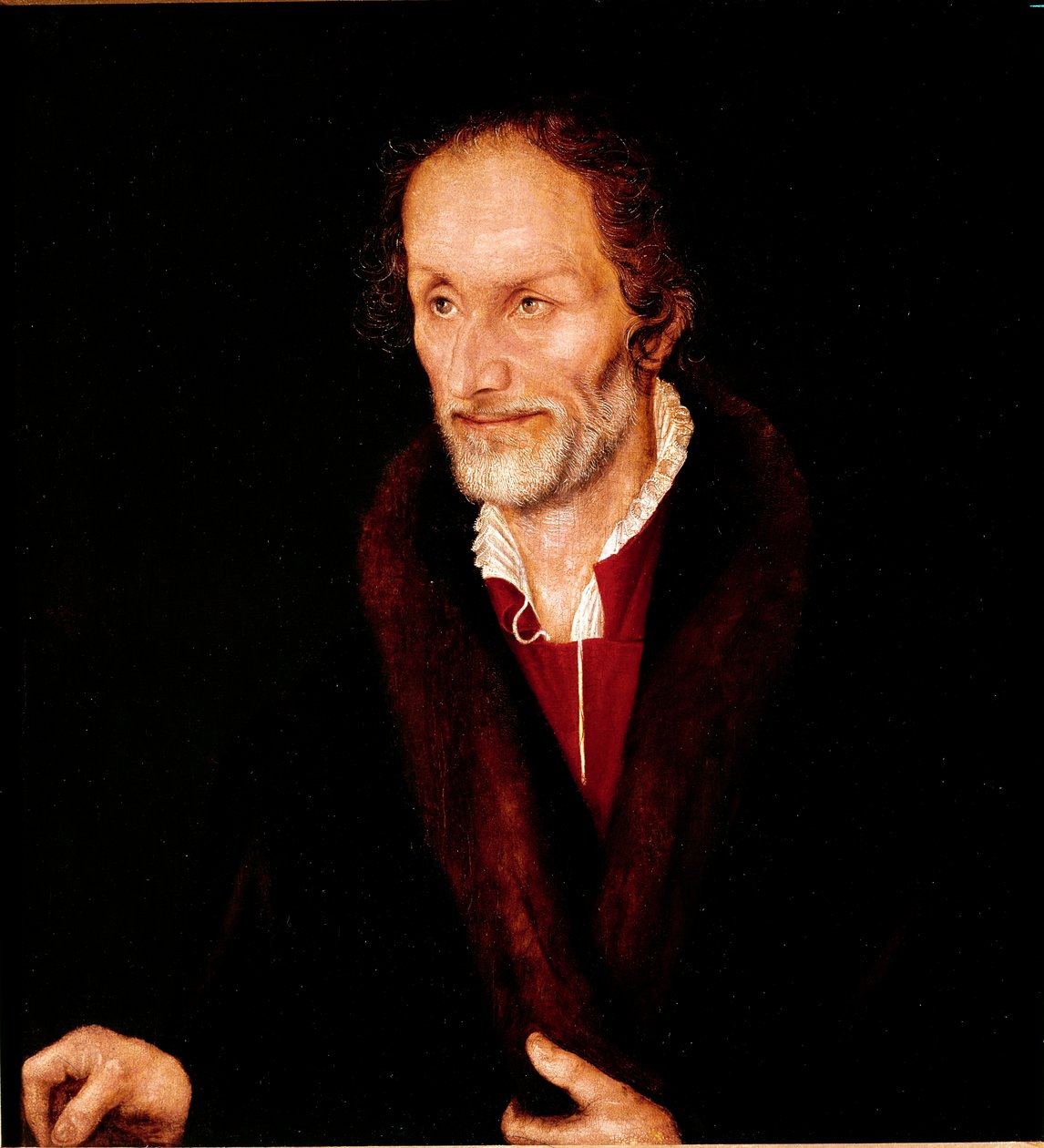 Porträt von Philipp Melanchton von Lucas the Elder Cranach