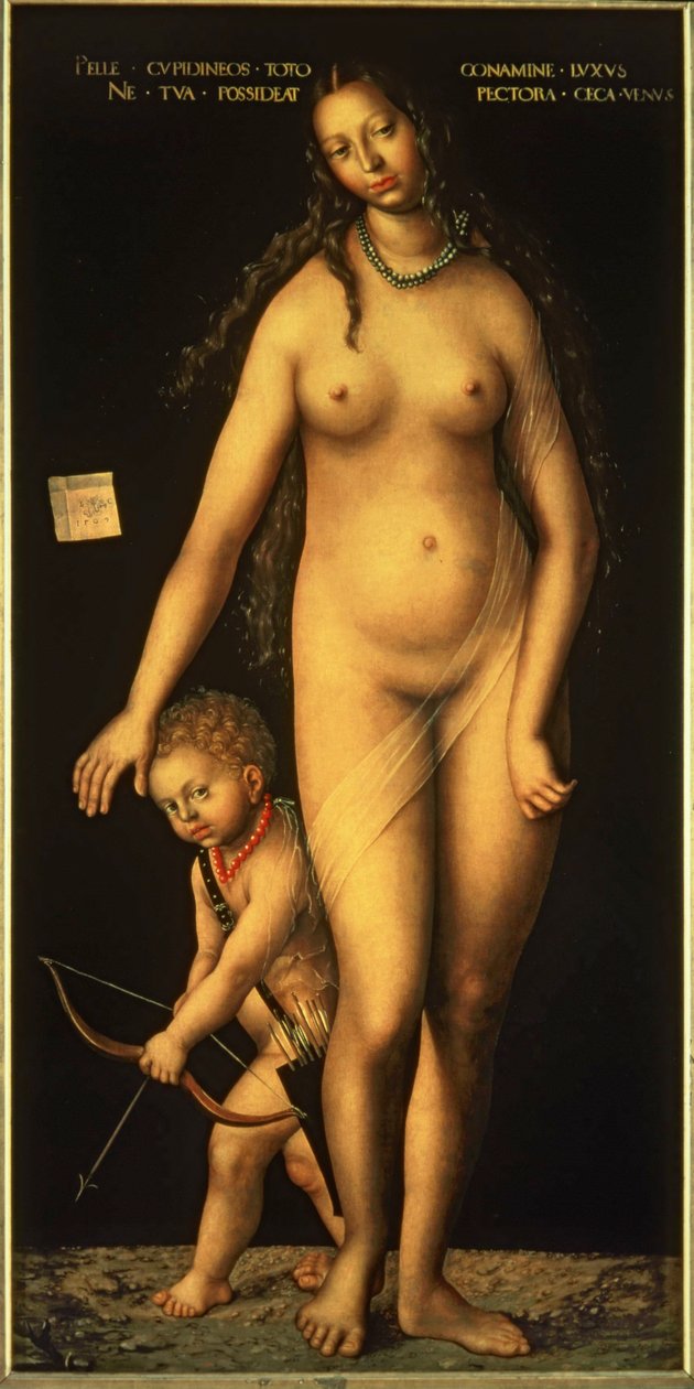 Venus und Amor von Lucas the Elder Cranach
