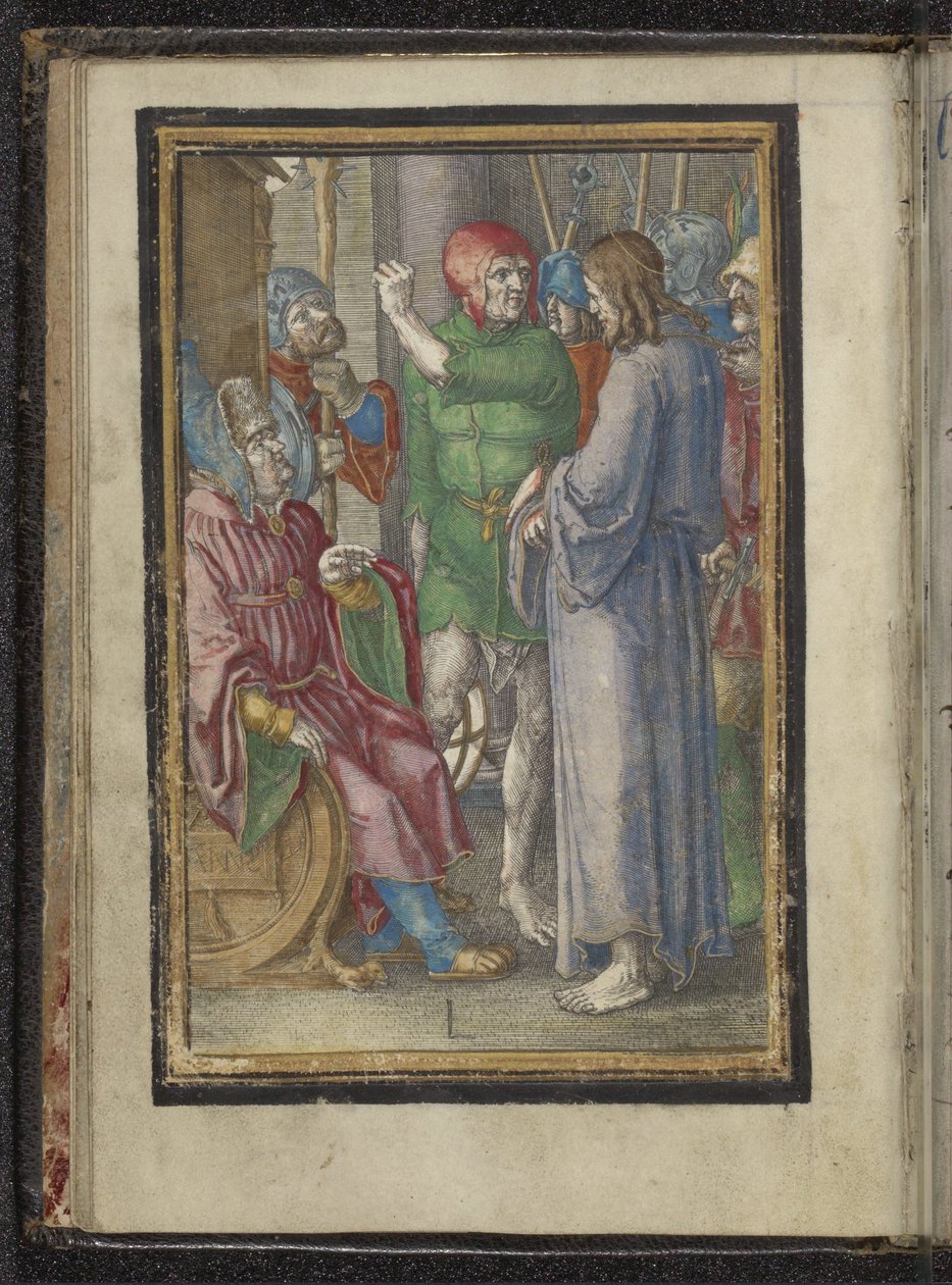 Christus vor Annas von Lucas van Leyden