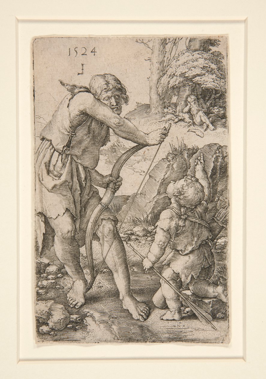 Lamech und Kain von Lucas van Leyden