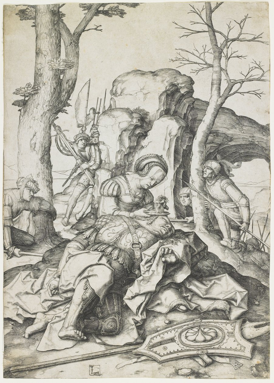 Samson und Delilah, ca. 1508 von Lucas van Leyden