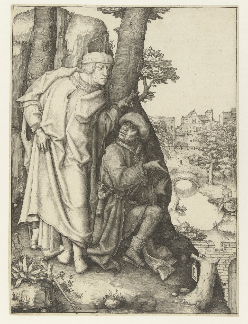 Susanna und die Ältesten von Lucas van Leyden
