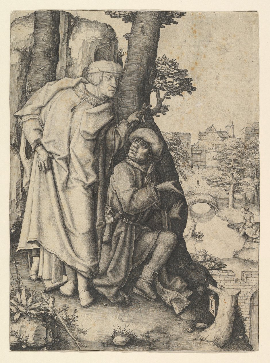 Susanna und die beiden Alten, ca. 1508 von Lucas van Leyden