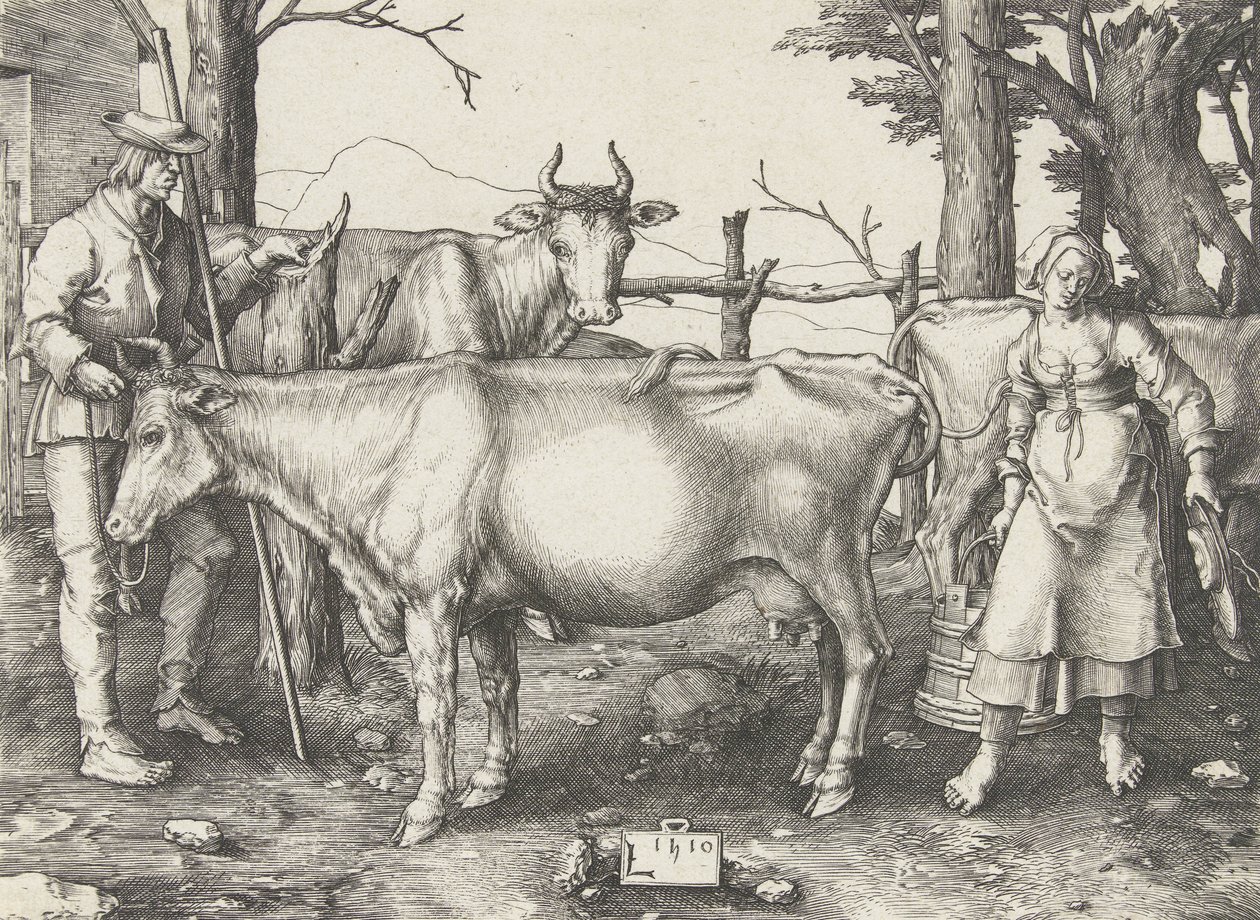 Die Milchmagd von Lucas van Leyden