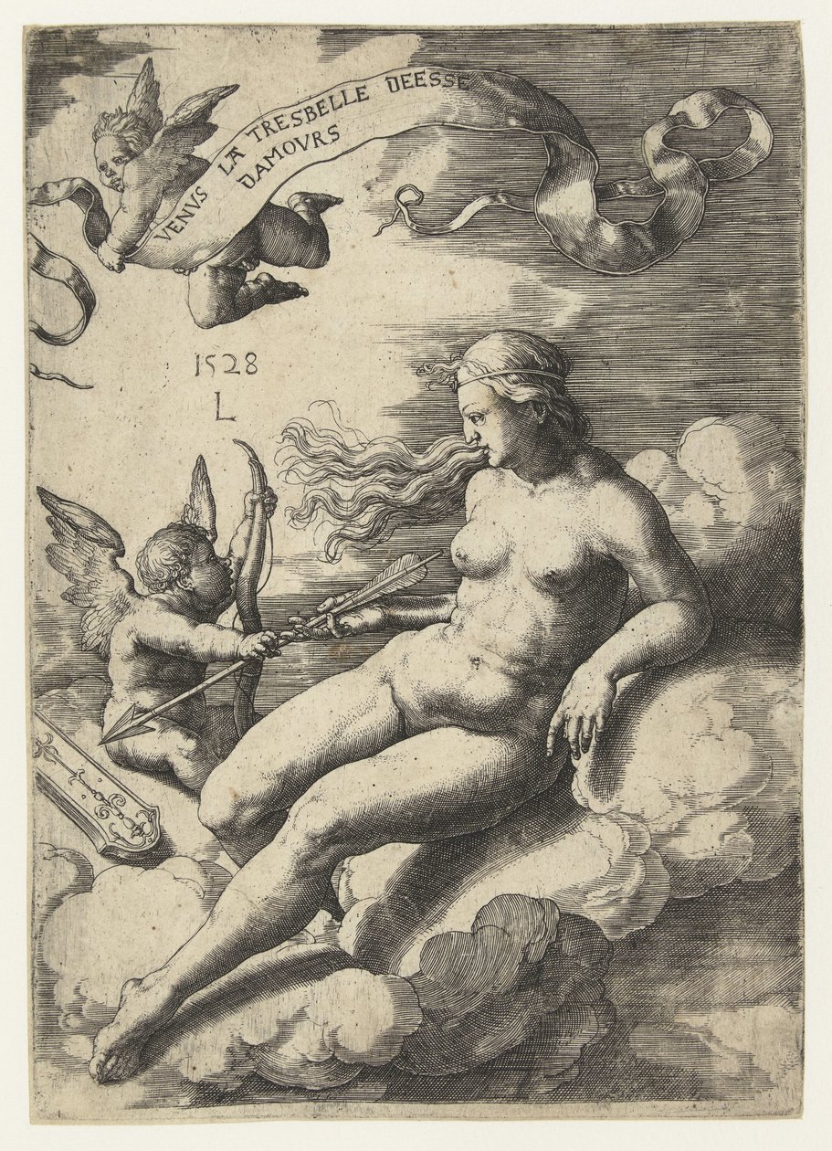 Venus und Cupido von Lucas van Leyden