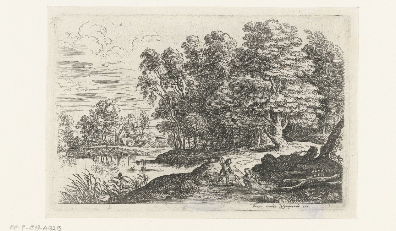 Landschaft mit zwei Hirtenjungen von Lucas van Uden