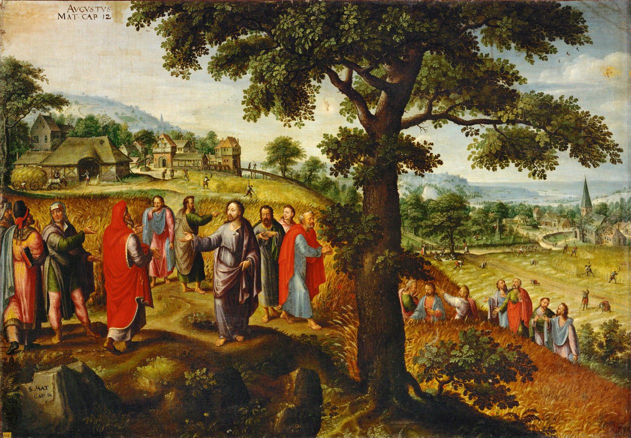 Das Gleichnis vom Schabat - der Monat August aus einer Serie der Monate von Lucas van Valckenborch