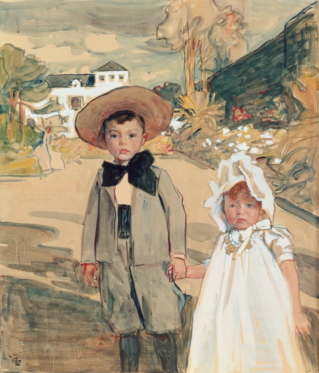 Die Kinder des Künstlers, ca. 1895 von Lucien Simon