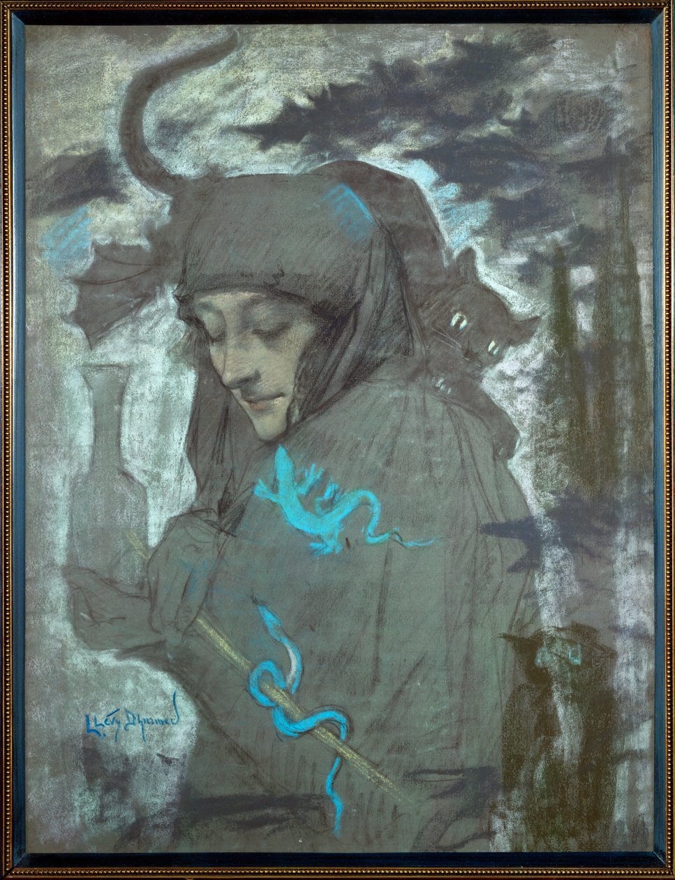 Die Zauberin von Lucien Levy-Dhurmer