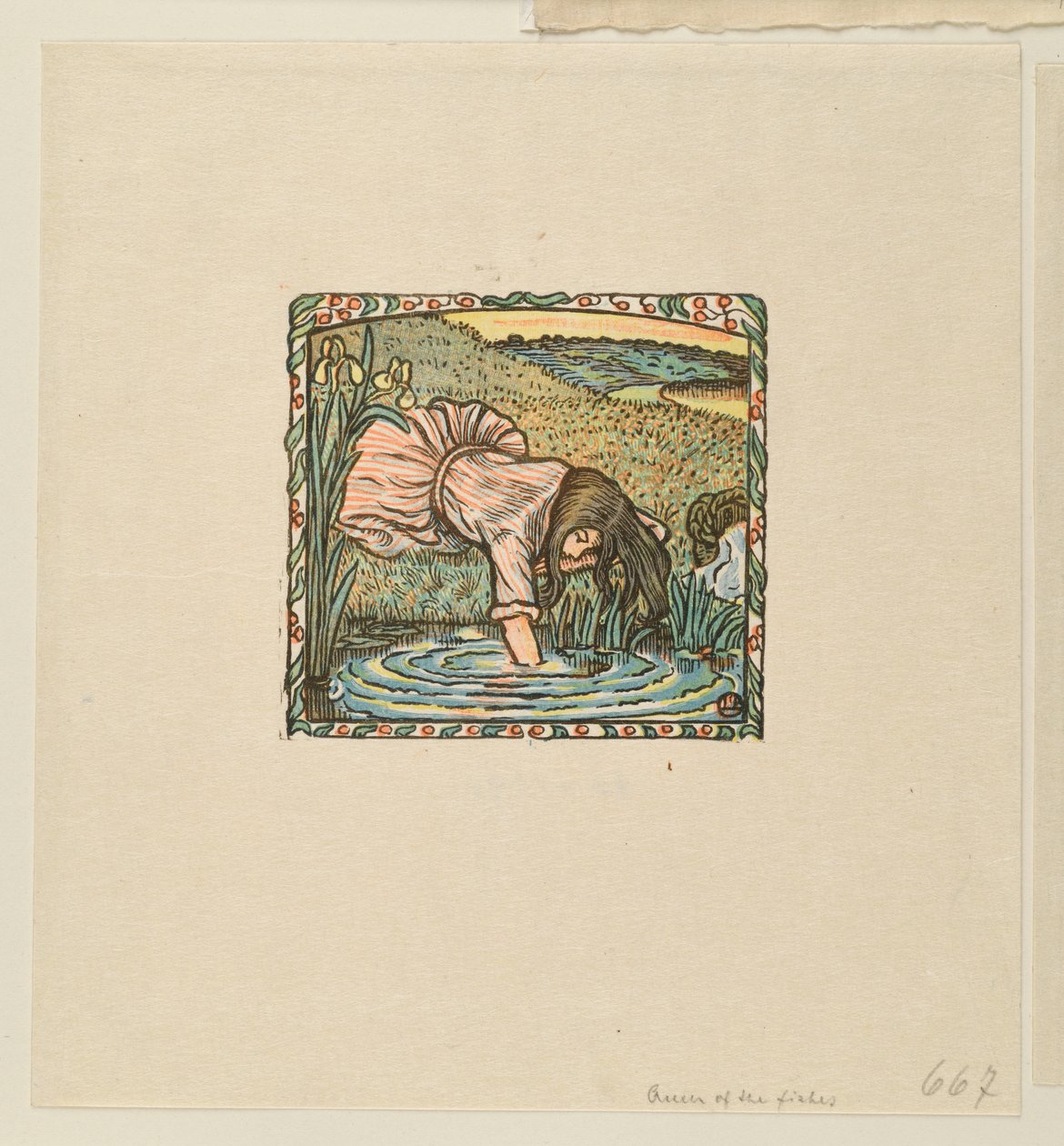 Königin der Fische von Lucien Pissarro