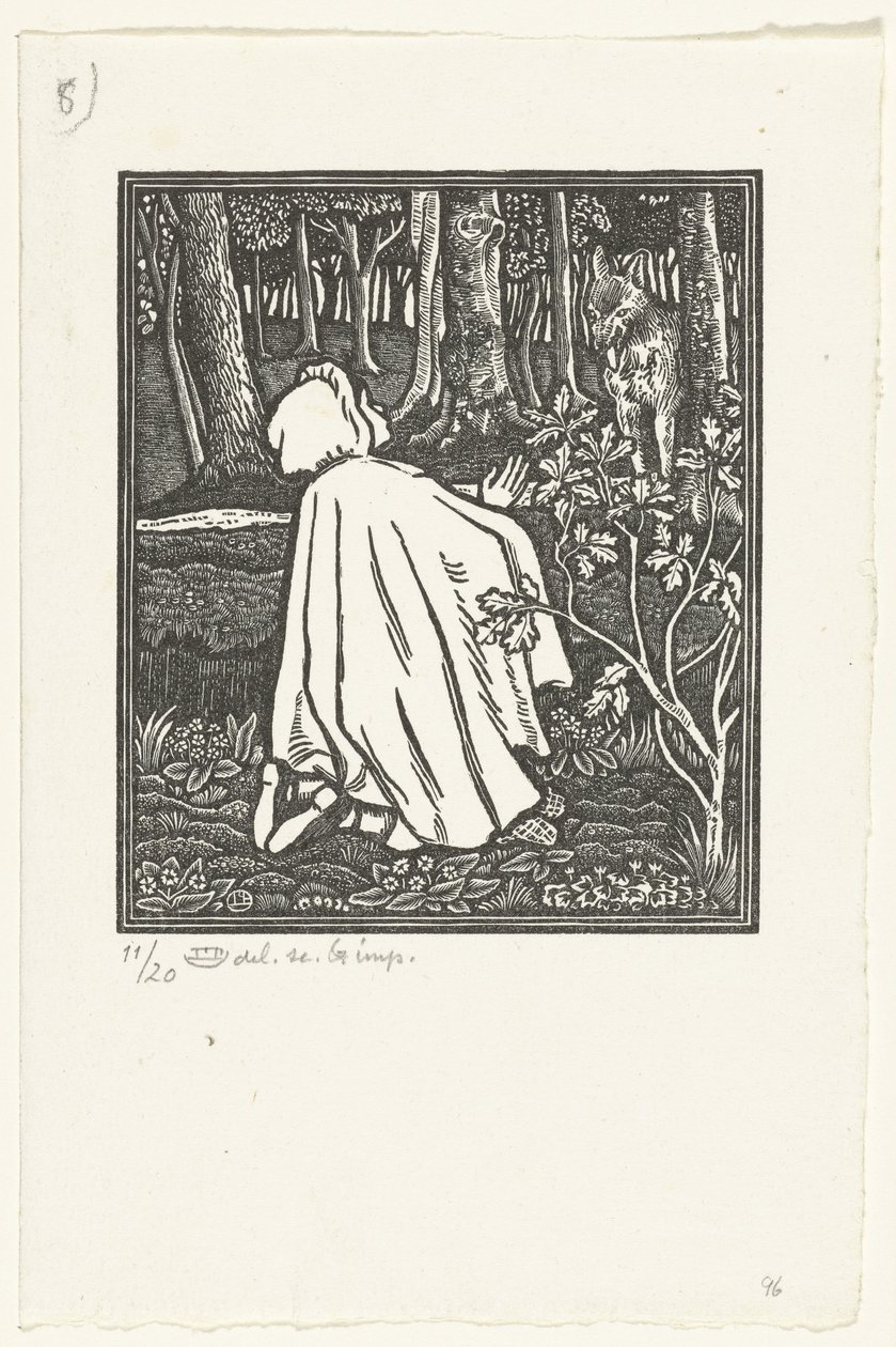 Rotkäppchen von Lucien Pissarro