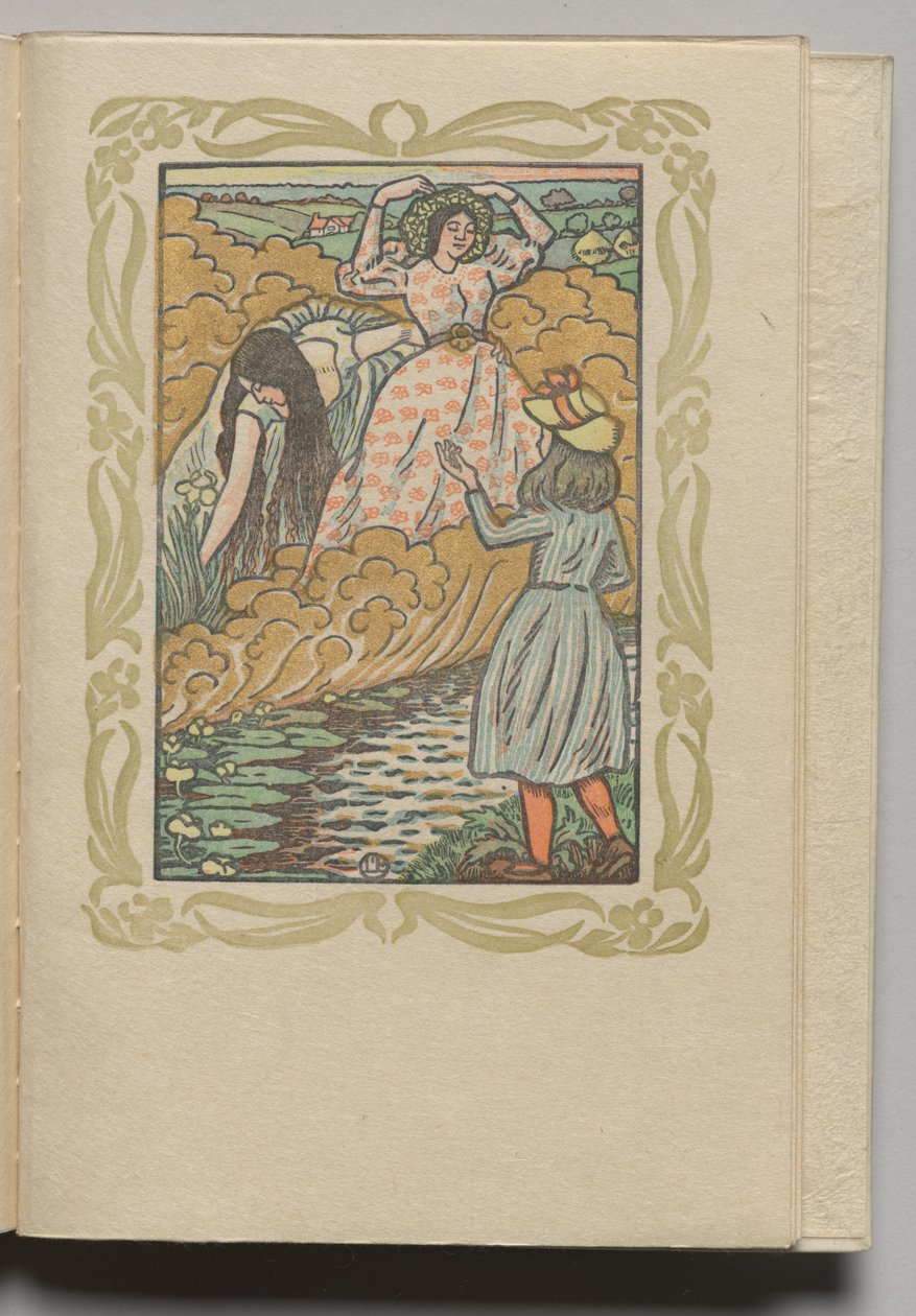 Die Königin der Fische: Tafel 12 von Lucien Pissarro