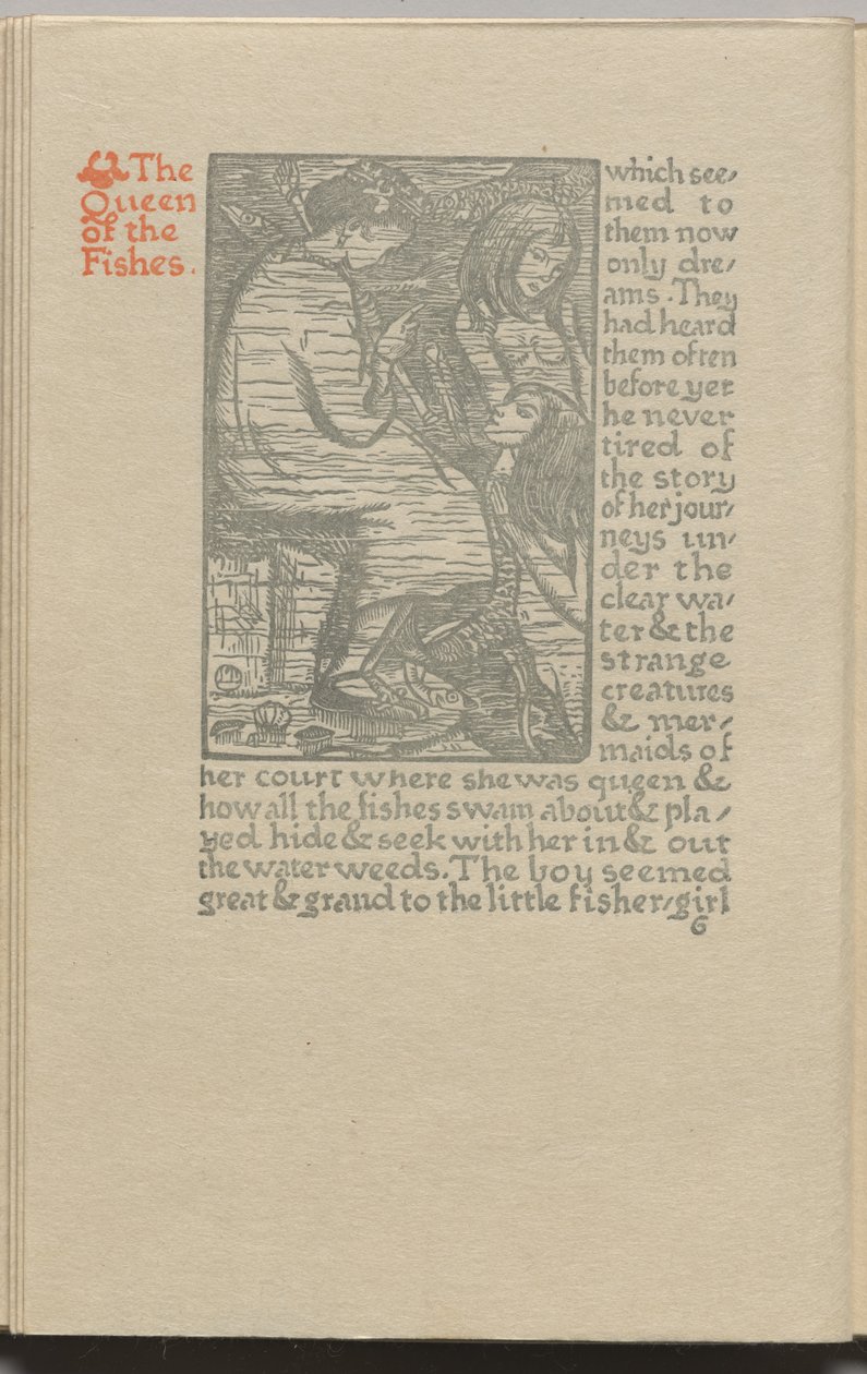 Die Königin der Fische: Platte 6 von Lucien Pissarro