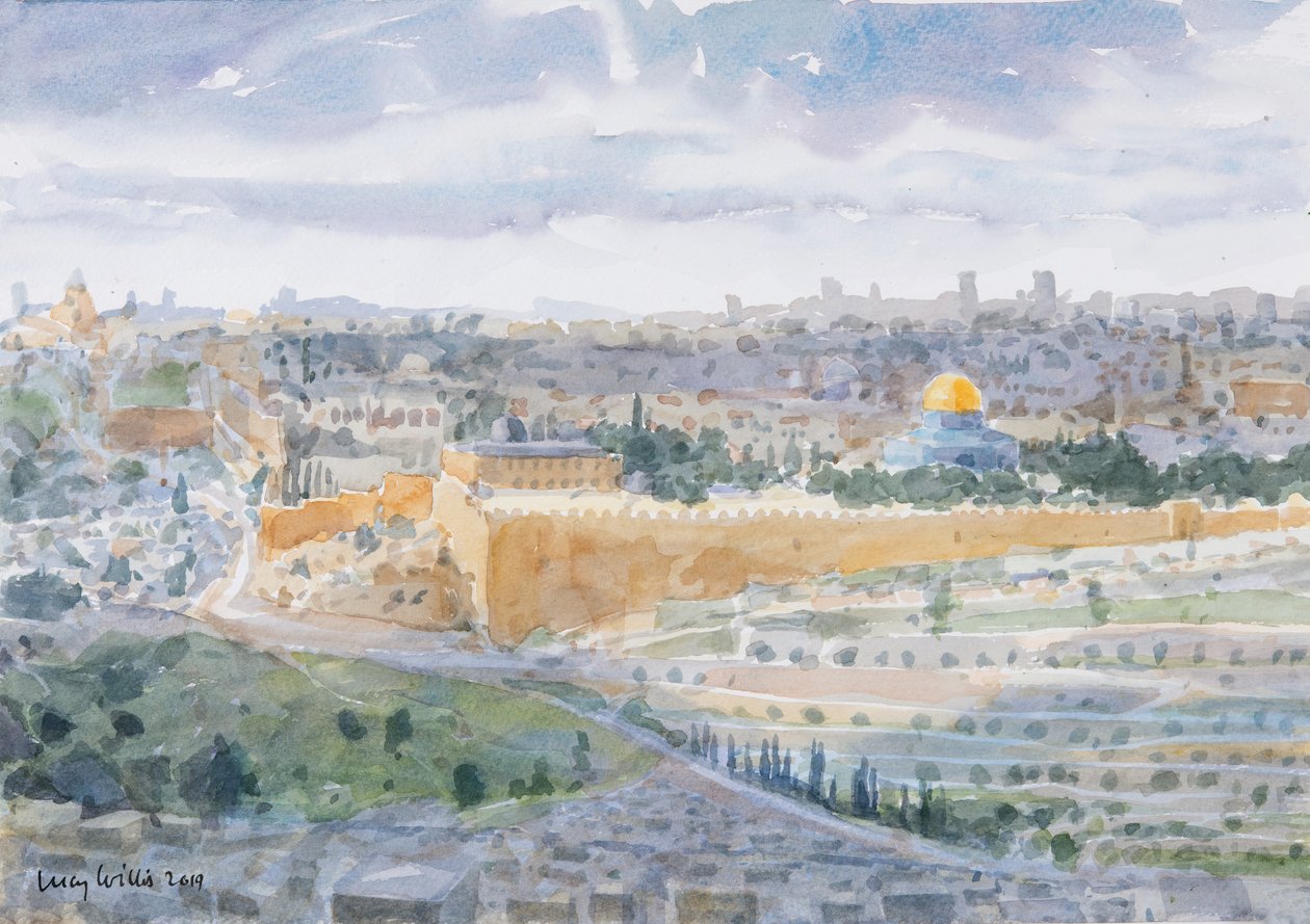 Jerusalem vom Ölberg von Lucy Willis