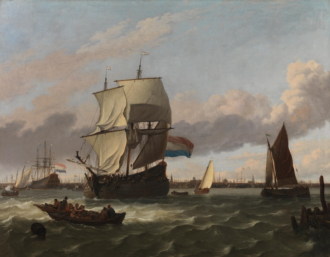 Der Seehafen von Amsterdam von Ludolf Backhuysen