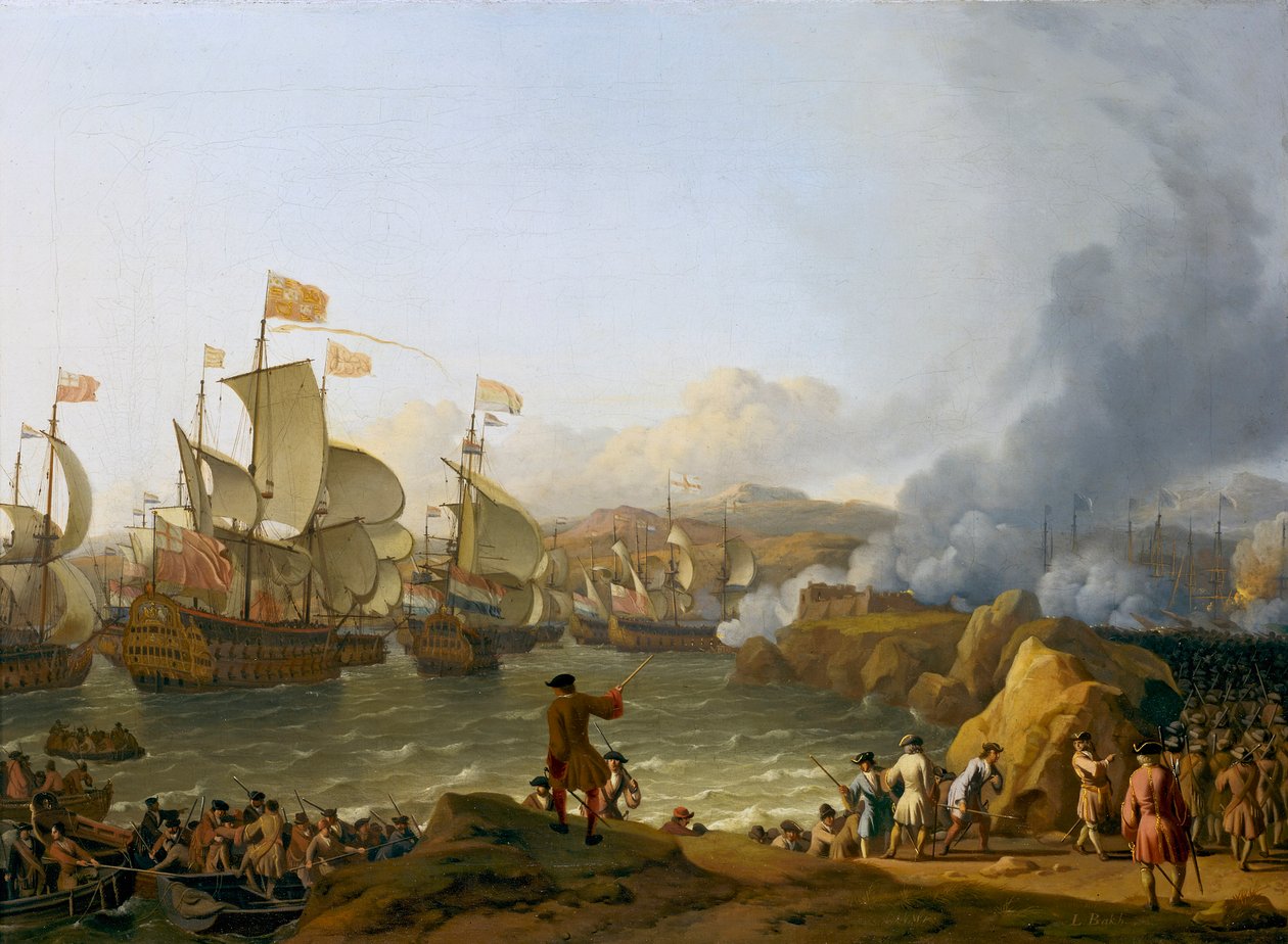 Die Schlacht von Vigo Bay von Ludolf Bakhuizen