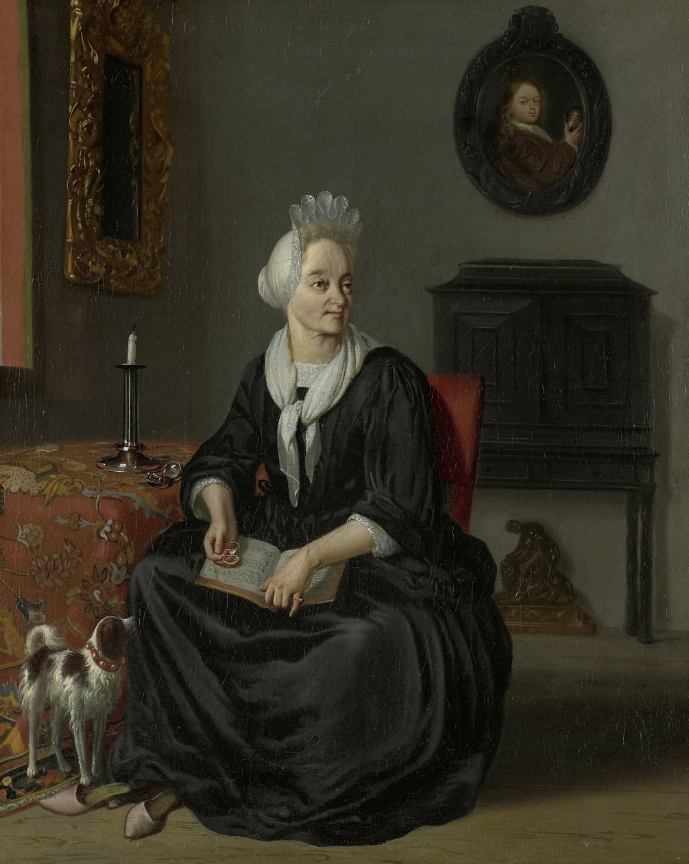 Anna de Hooghe (1645-1717), die vierte Ehefrau des Malers von Ludolf Bakhuysen