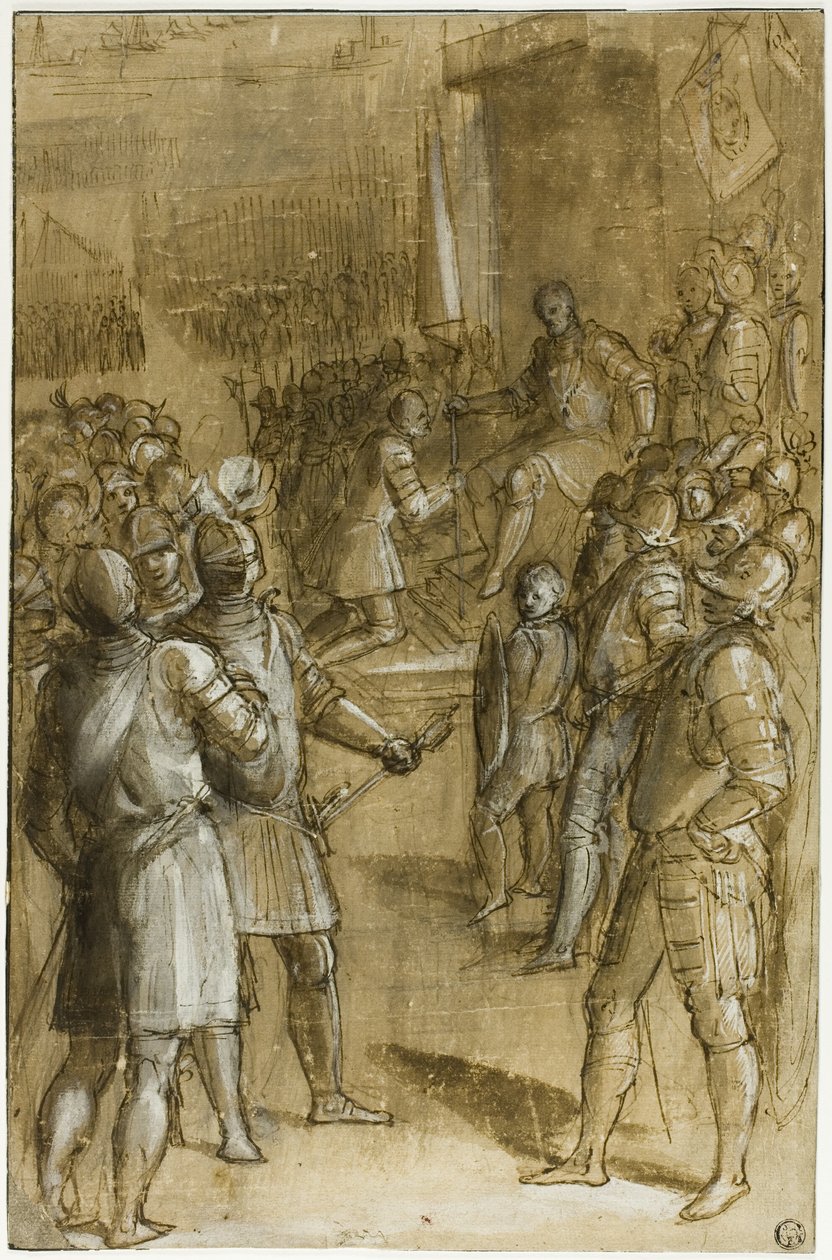 Studie für Cosimo I. bei der Reorganisation der toskanischen Truppen von Ludovico Buti