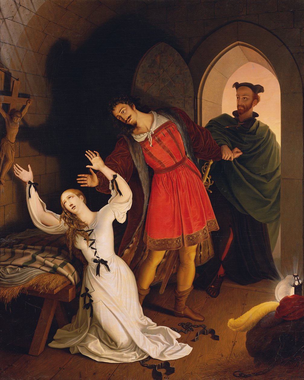 Faust und Gretchen im Kerker von Ludwig Ferdinand Schnorr von Carolsfeld