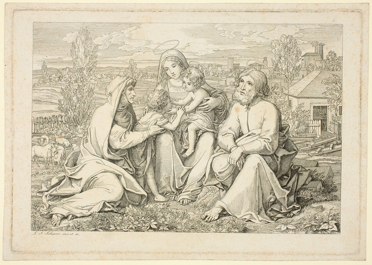 Die Heilige Familie von Ludwig Ferdinand Schnorr von Carolsfeld