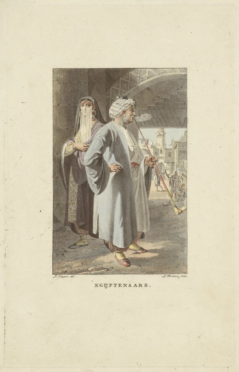 Bewohner von Ägypten von Ludwig Gottlieb Portman