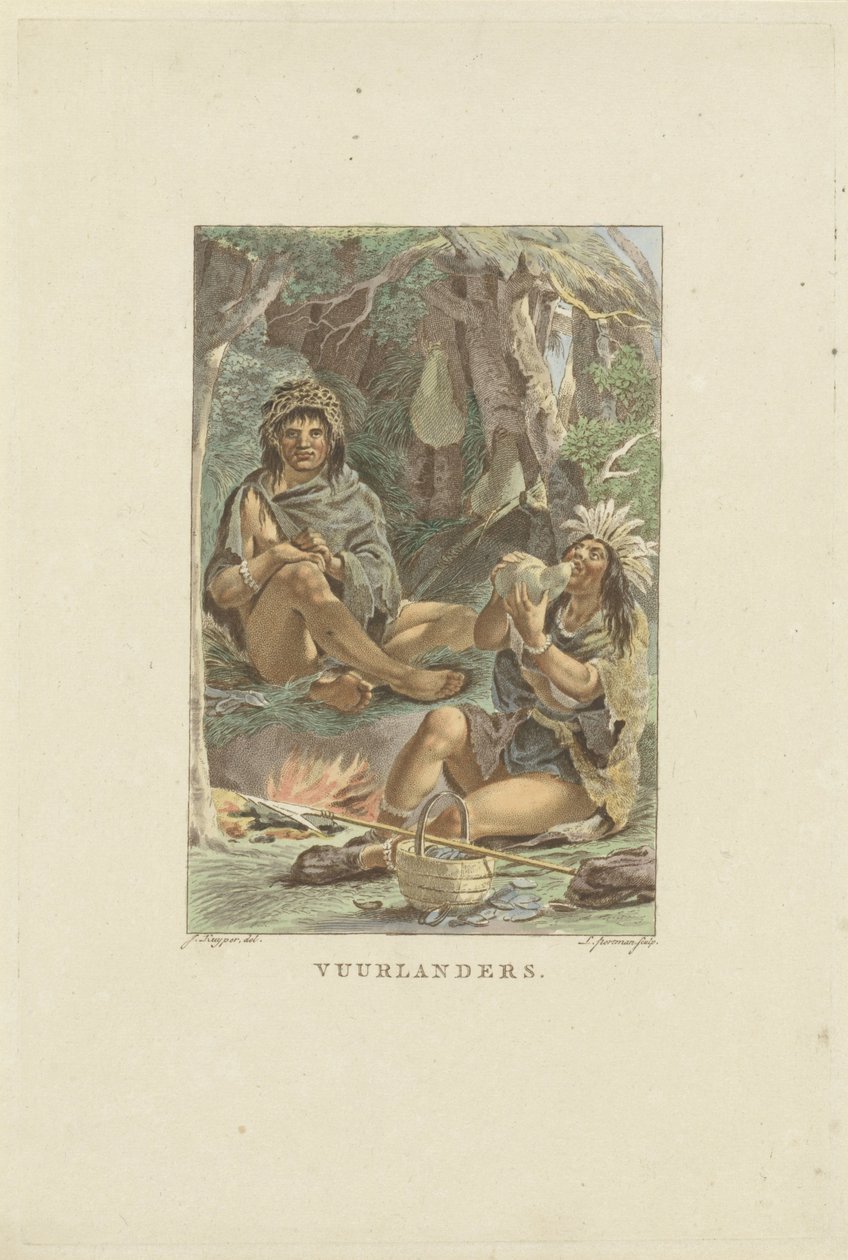 Bewohner von Feuerland von Ludwig Gottlieb Portman