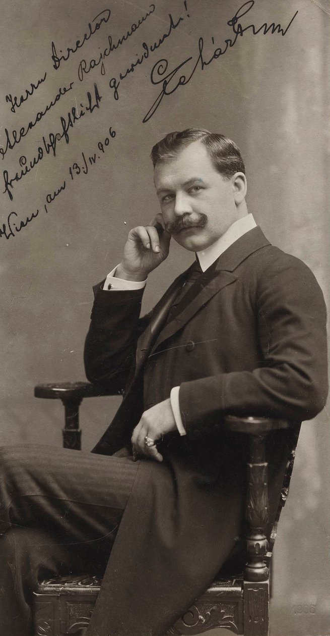 Porträt des Komponisten Franz Lehár, 1906 von Ludwig Gutmann