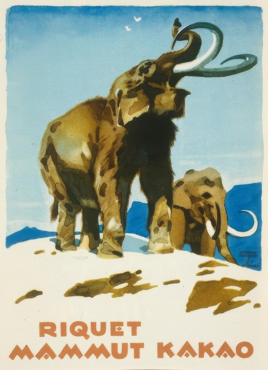 Riquet Mammut Kakao von Ludwig Hohlwein