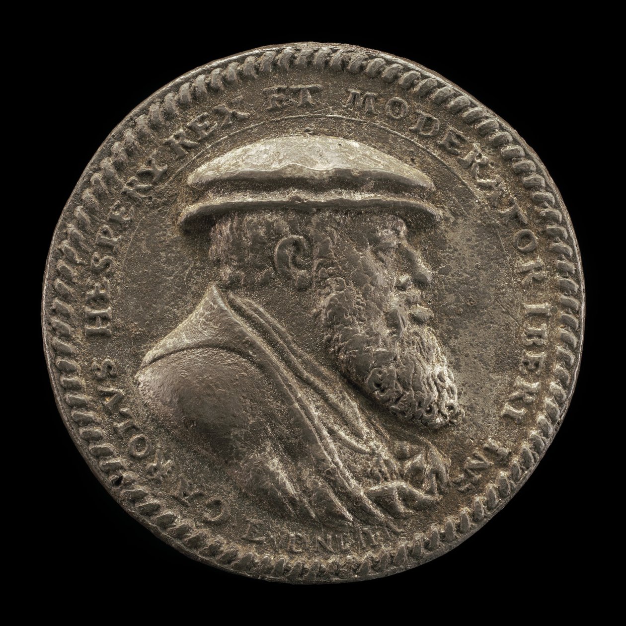 Karl V., 1500-1558, König von Spanien 1516-1556, Heiliger Römischer Kaiser 1519 [Vorderseite], 1542 von Ludwig Neufahrer