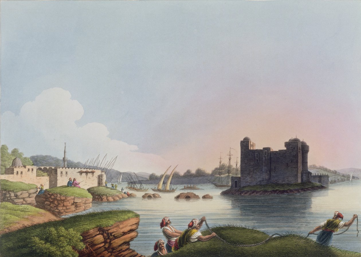 Hafen von Latachia, in Syrien, aus 