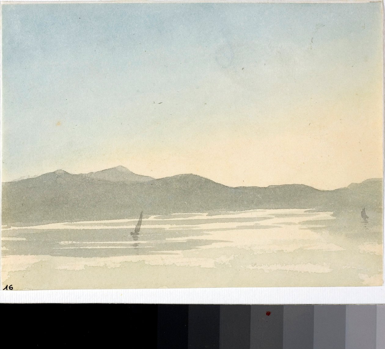 Ansicht eines Sees bei Sonnenaufgang von Luigi Garibbo