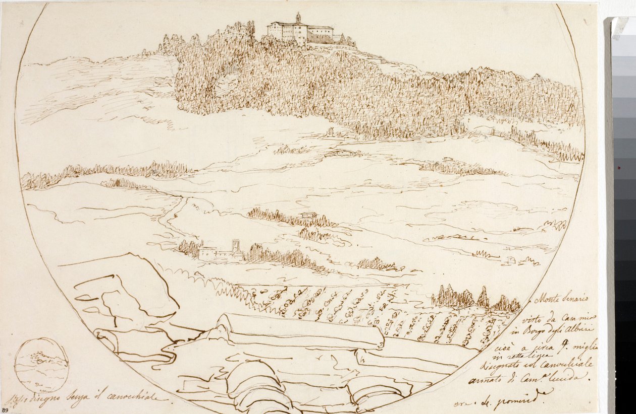 Ansicht des Monte Senario bei Florenz von Luigi Garibbo