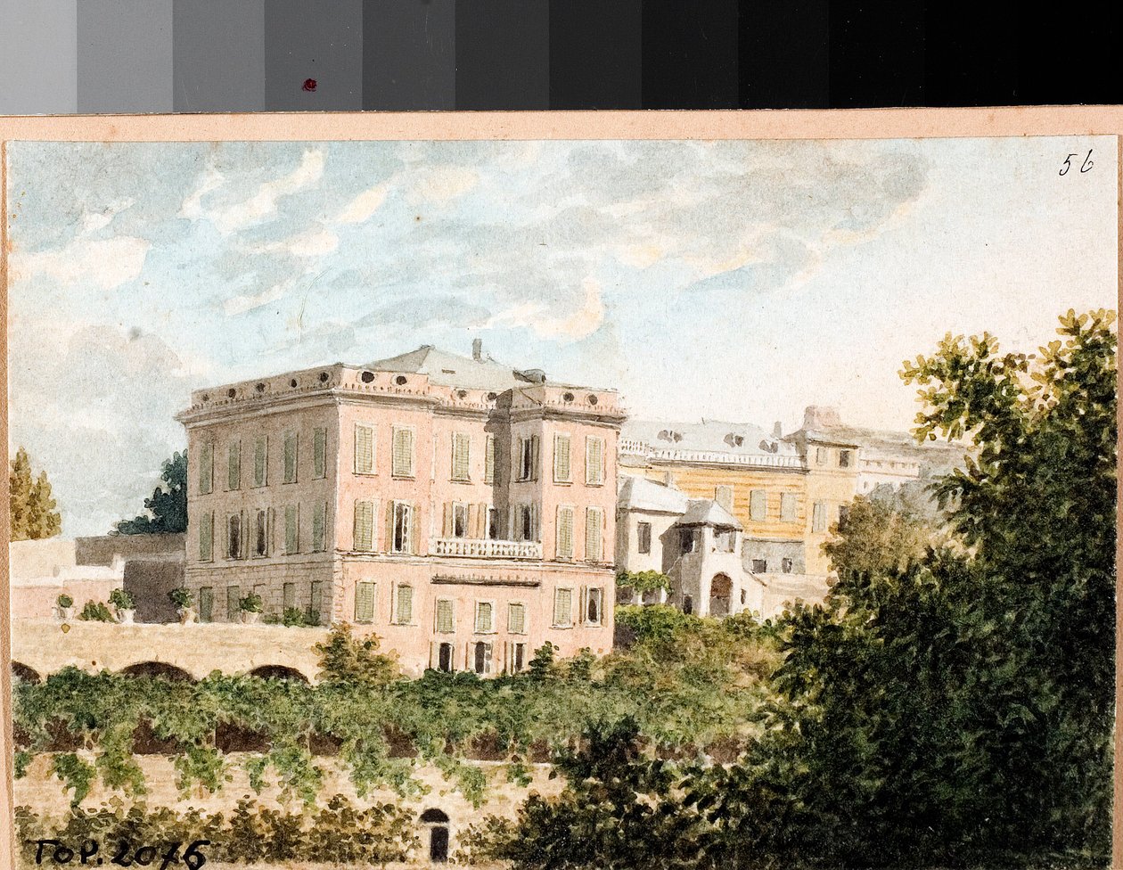 Ansicht der Villa Cambasio, Genua von Luigi Garibbo