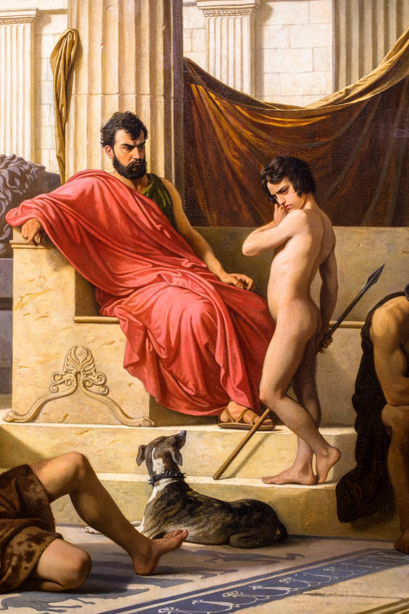Erziehung in Sparta von Luigi Mussini