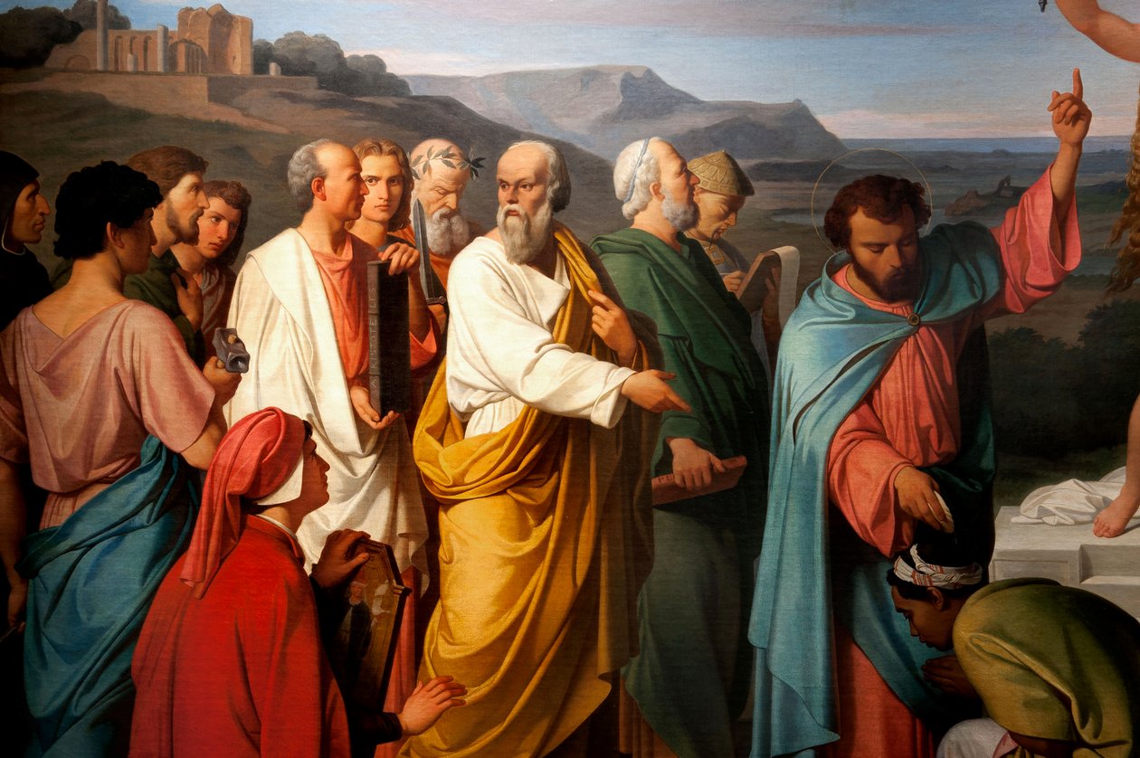 Der Triumph der Wahrheit (Detail) 1847 von Luigi Mussini