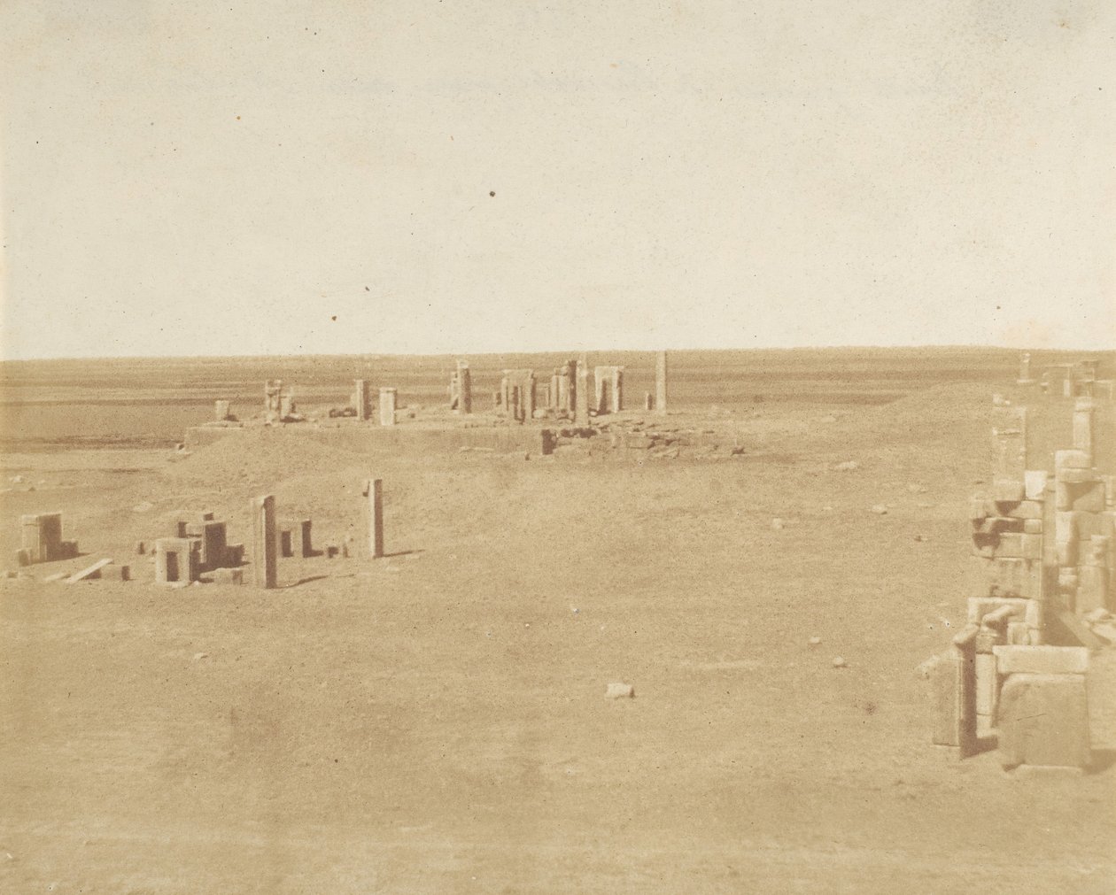 Veduta generale di Persepolis presa dalla Montagna, 1858 von Luigi Pesce