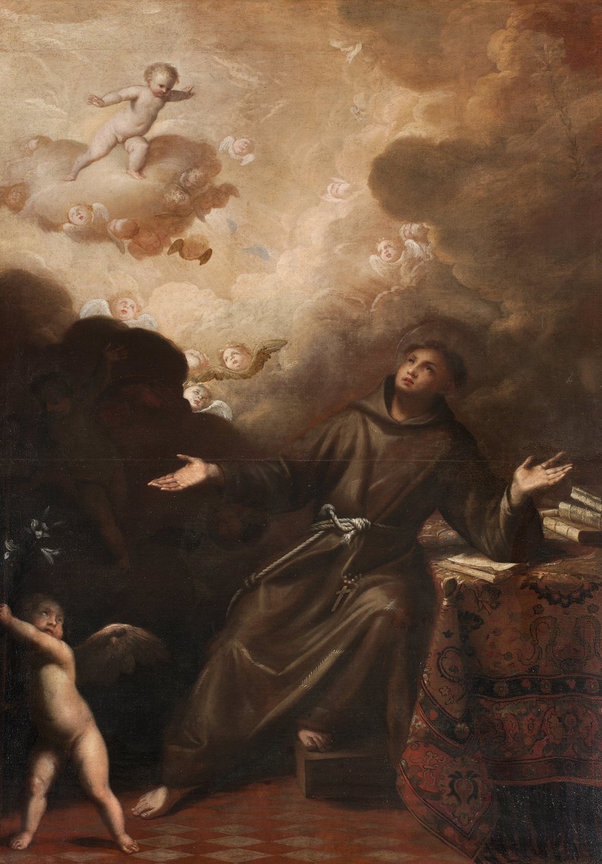 Heiliger Antonius von Padua (1195-1231) von Luigi Primo