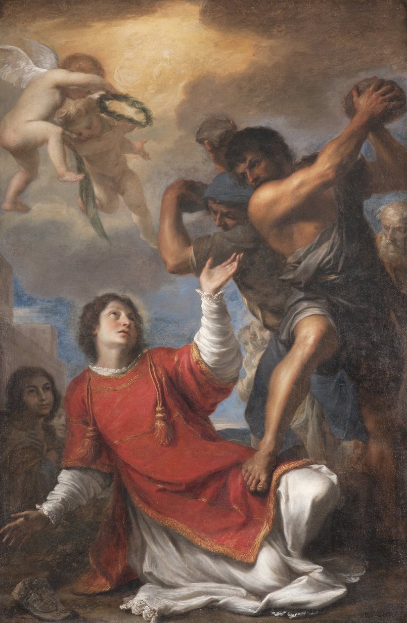 Die Steinigung des Heiligen Stephanus von Luigi Primo