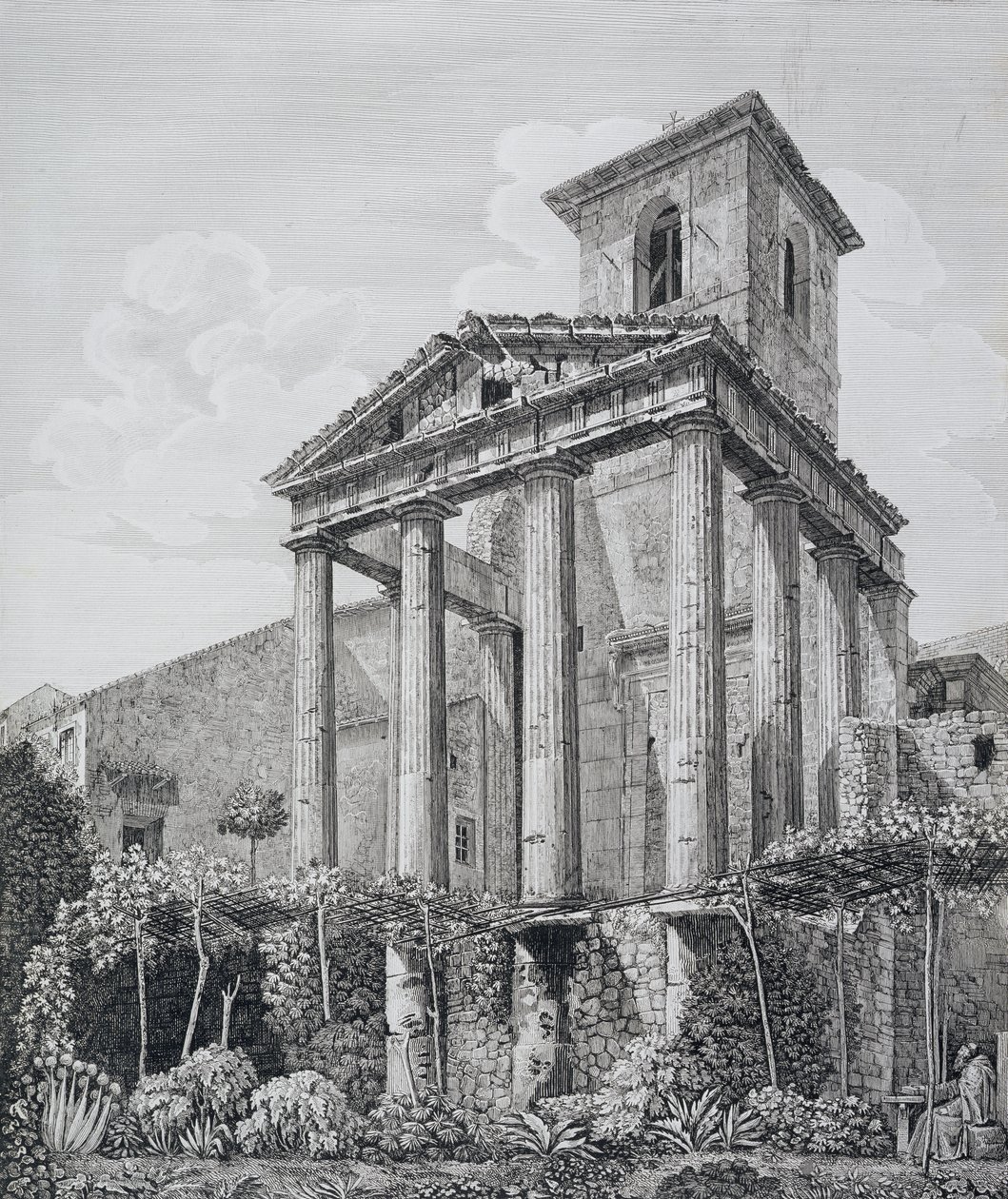 Tempel des Herkules in Cora, aus 
