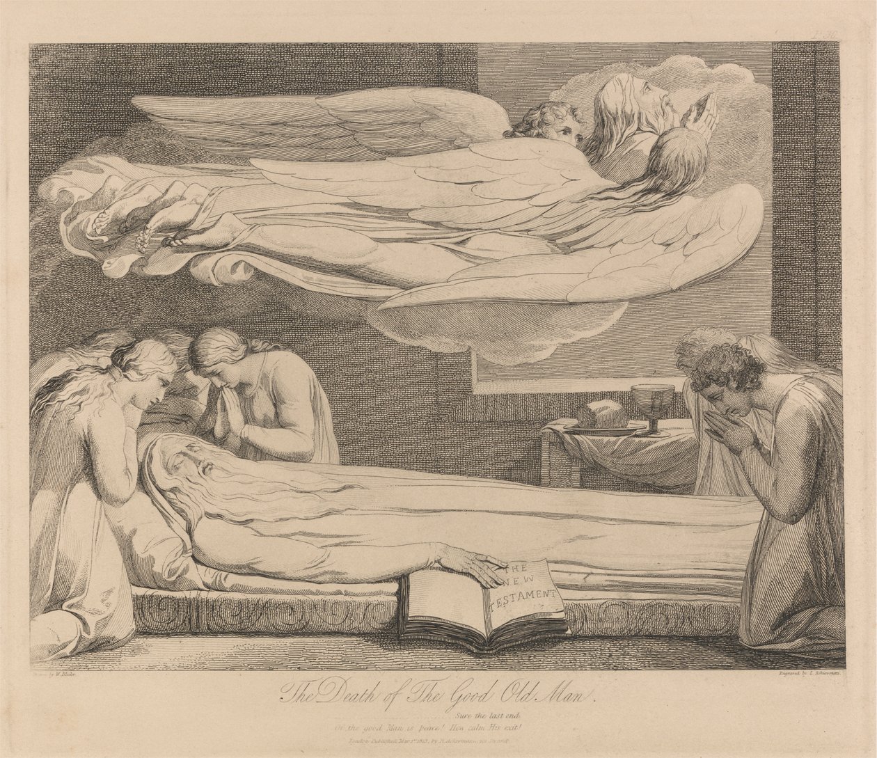 Der Tod des guten alten Mannes von Luigi Schiavonetti