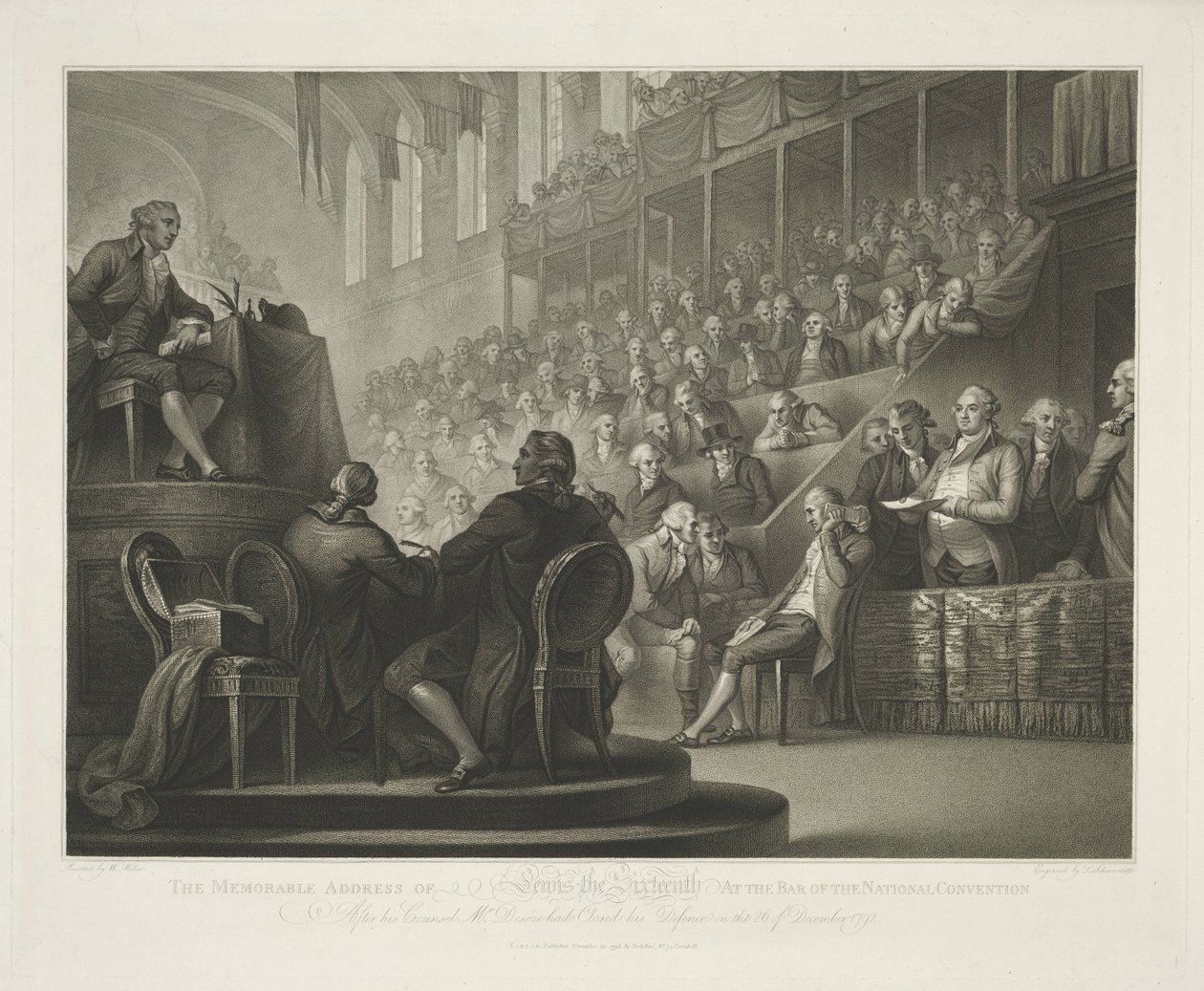 Ansprache von Ludwig XVI von Luigi Schiavonetti