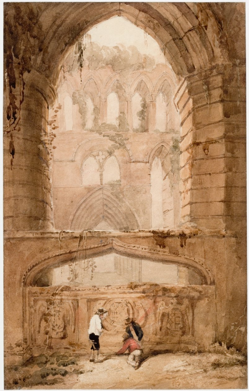 Innenraum der Lanercost Priory von Luke Clennell