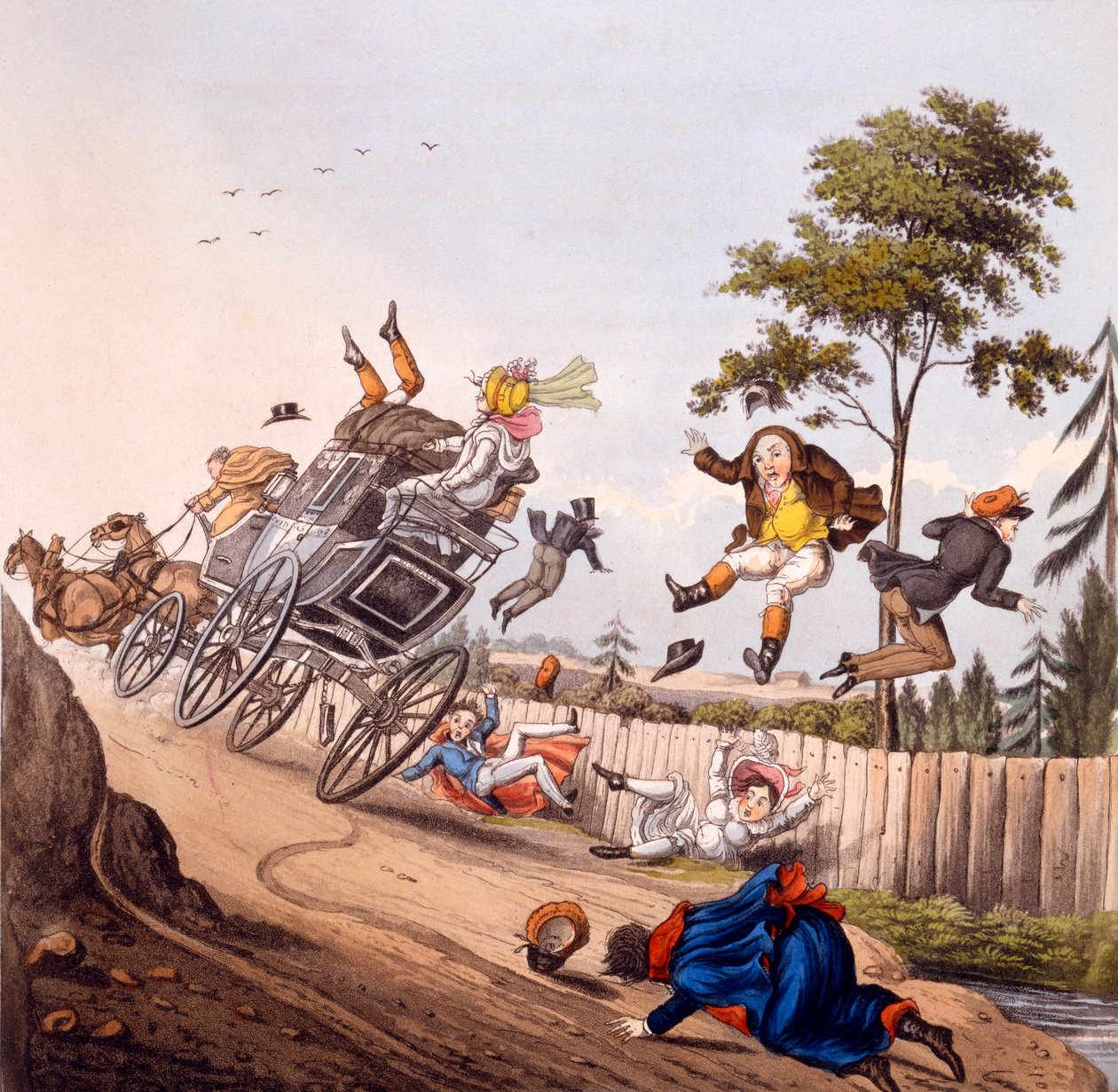Luftige Nichtigkeiten oder Schnipsel und Nullen und seltsame Kurzgeschichten in einem Zirkumbendibus-Hop, Schritt und Sprung von Olio Rogmarole, Druck von George Hunt, 1825 von M. Egerton