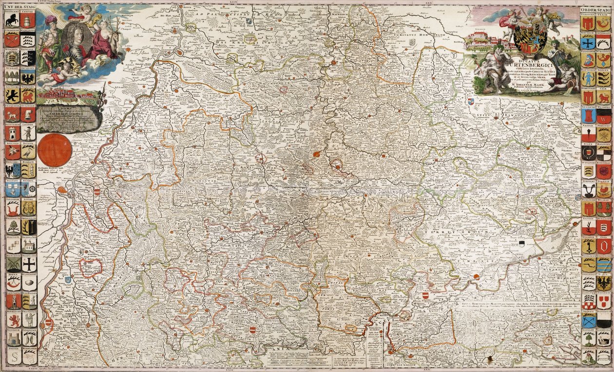 Herzogtum Württemberg im Ganzen von M. Johann Majer derivative work