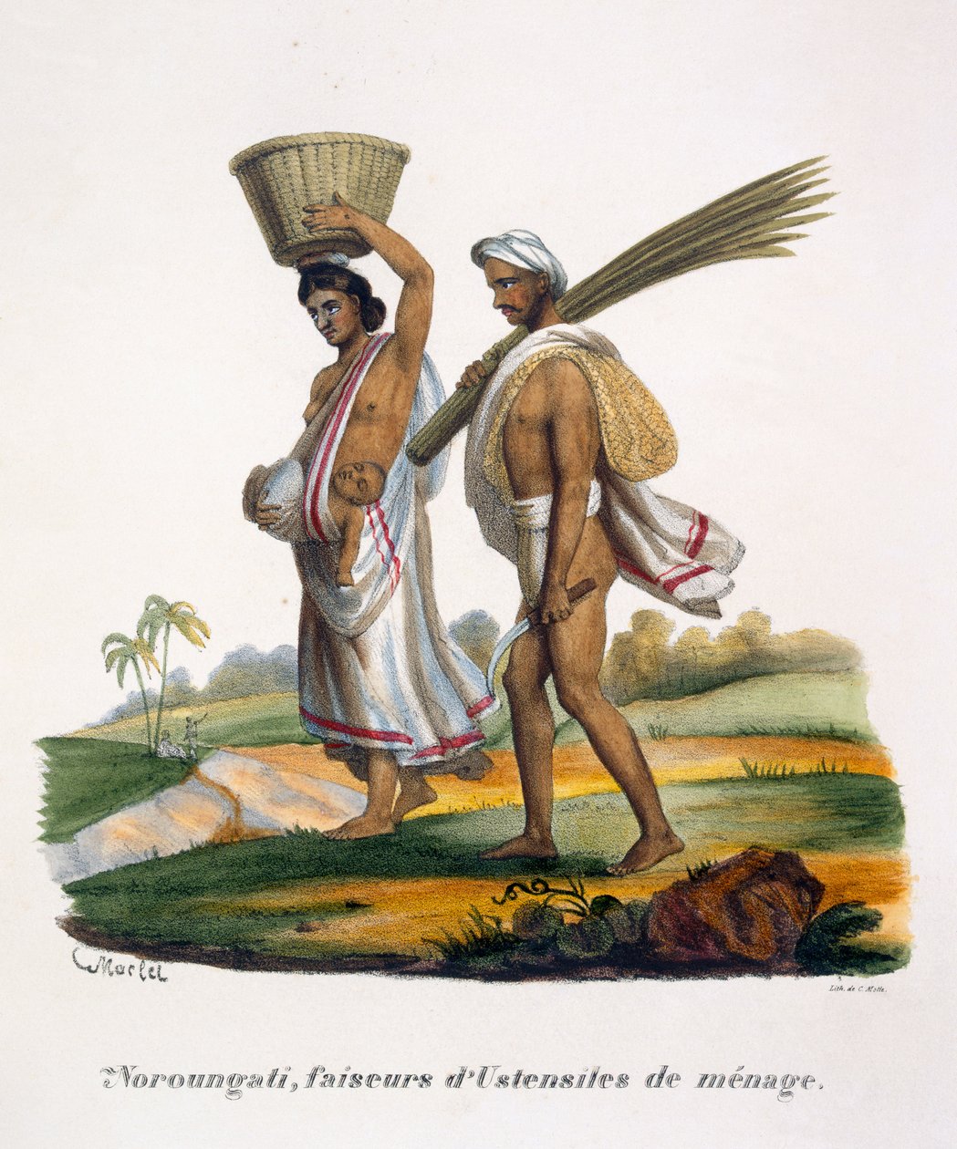 Hersteller von Haushaltsgeräten, 1827-35 von M.E. Burnouf