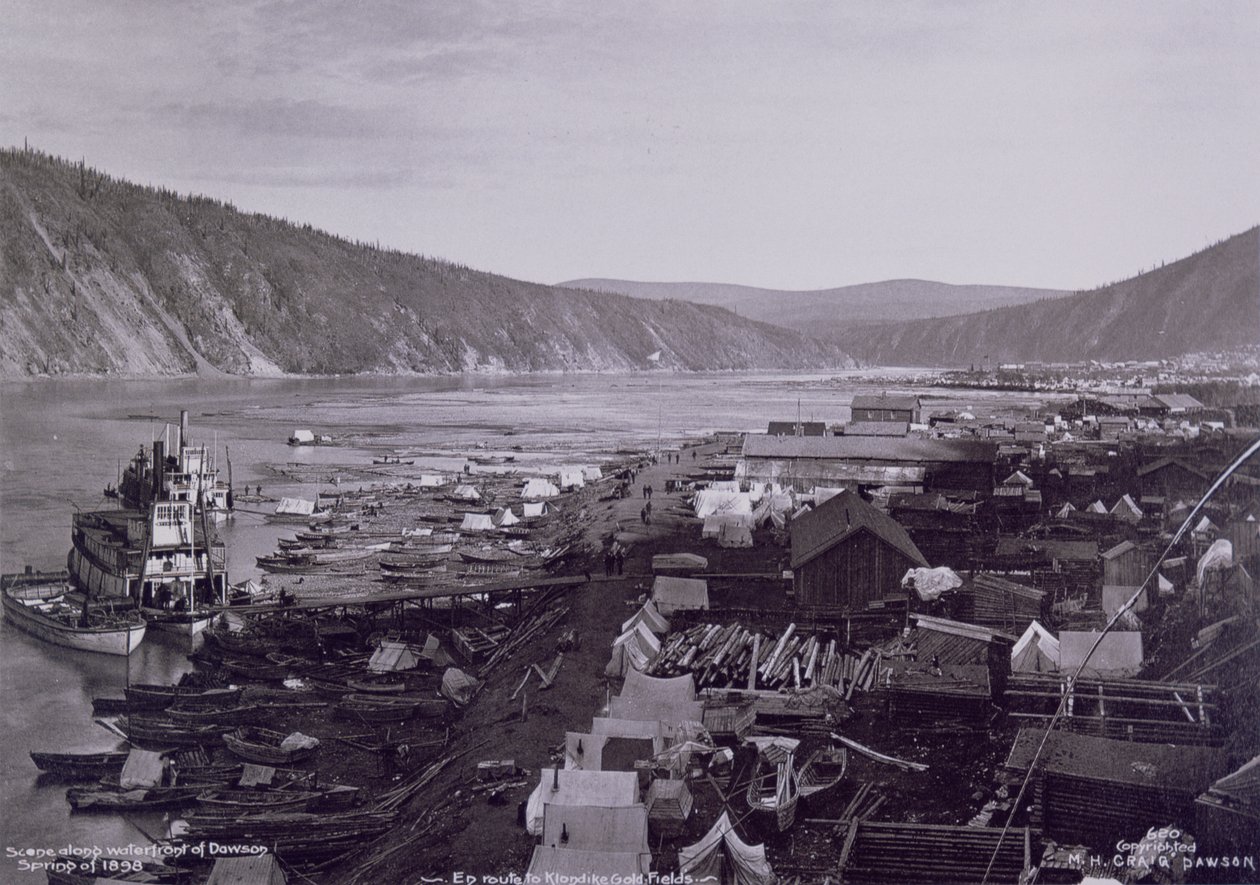 Dawson City im Frühling von M.H. Craig